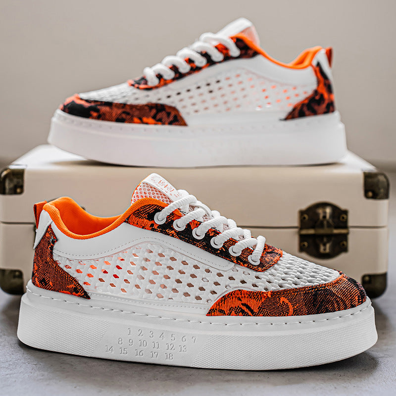 Damen Komfortable Plateau-Sneaker mit atmungsaktivem Obermaterial EB