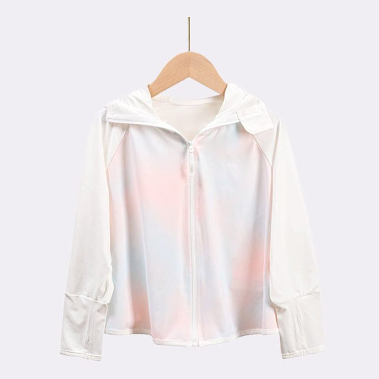 Mädchen Übergangsjacke mit Kapuze und niedlichem Tiermotiv EB