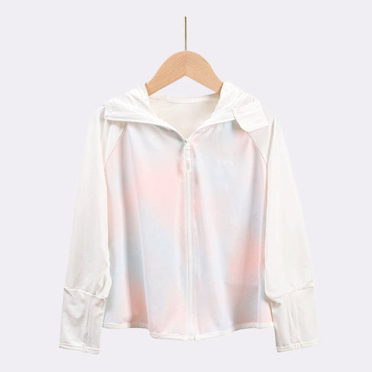 Mädchen Übergangsjacke mit Kapuze und niedlichem Tiermotiv EB