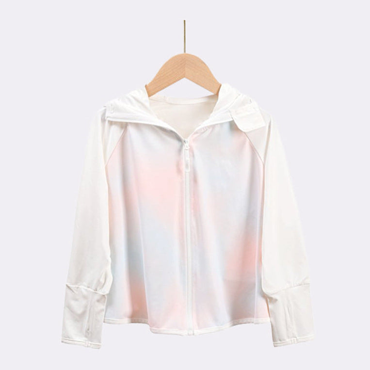 Mädchen Leichte Kapuzenjacke mit Hasenohren EB