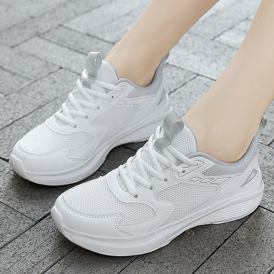Damen Komfortable Freizeit-Sneaker mit atmungsaktiver Mesh-Oberfläche EB