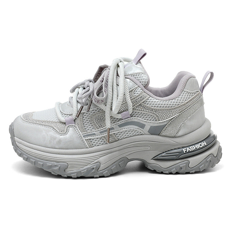 Damen Sportliche Multifunktionale Sneakers mit atmungsaktivem Obermaterial und dämpfendem Profil EB