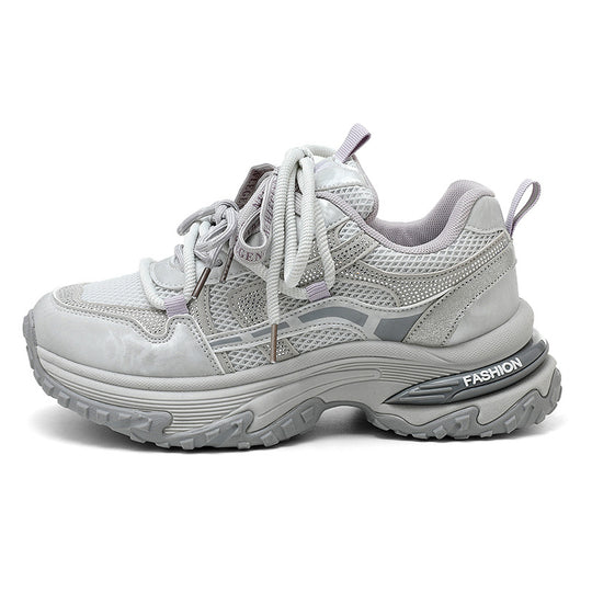 Damen Sportliche Multifunktionale Sneakers mit atmungsaktivem Obermaterial und dämpfendem Profil EB