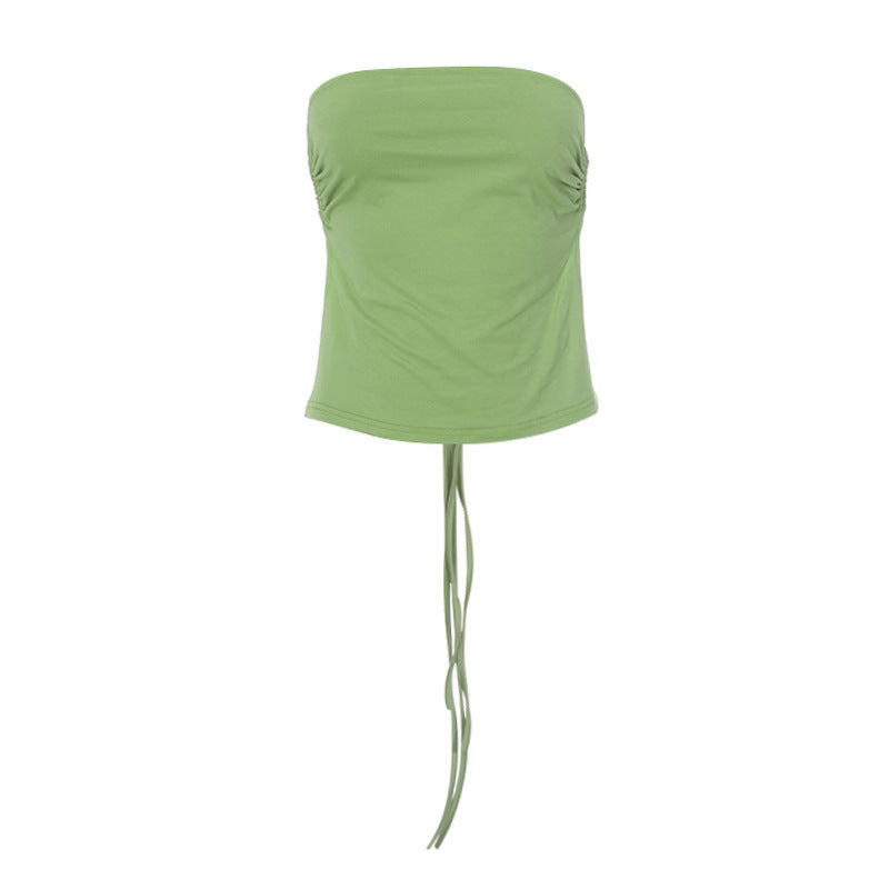Damen Trägershirt mit elastischem Schnitt und modischem Raffungseffekt EB