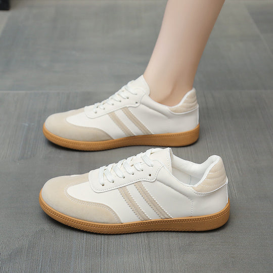 Damen Sportliche Sneakers mit stylischen Streifen und gepolstertem Innenfutter EB