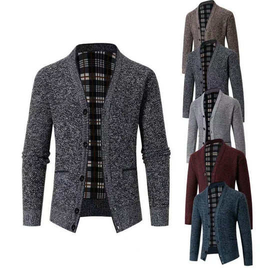 Damen Strickjacke im modernen Herringbone-Muster EB