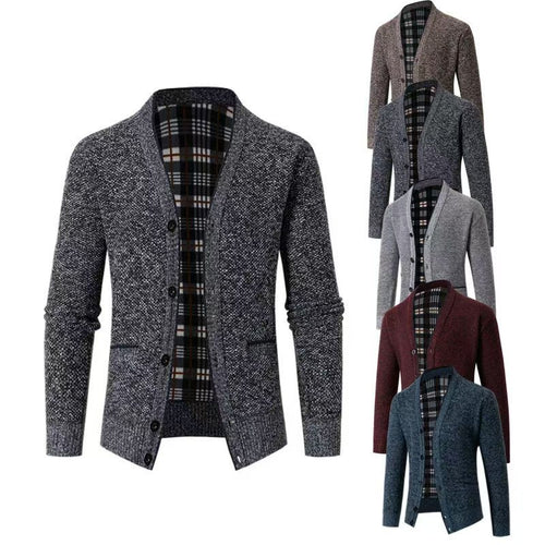 Damen Strickjacke im modernen Herringbone-Muster EB