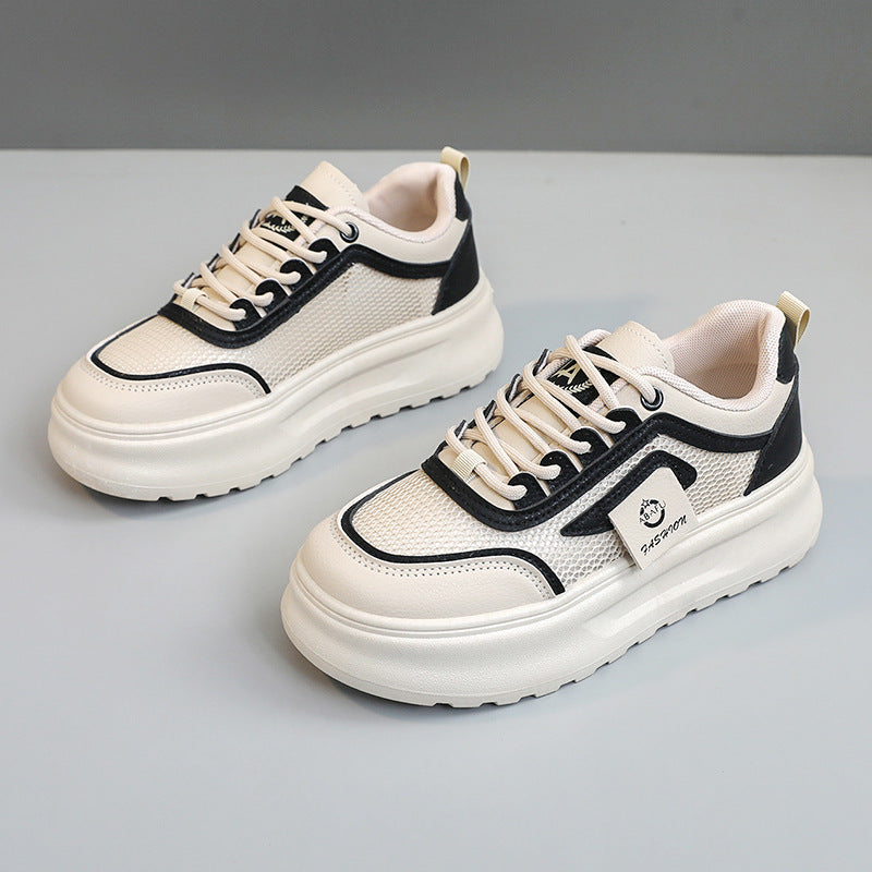 Damen Modische Sneakers mit atmungsaktiver Mesh-Oberfläche und dämpfendem Sohlenprofil EB