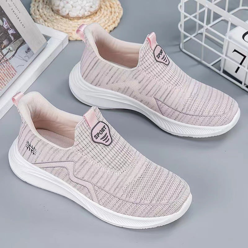 Damen Sneakers im sportlichen Design mit elastischem Schaft und rutschfester Sohle EB