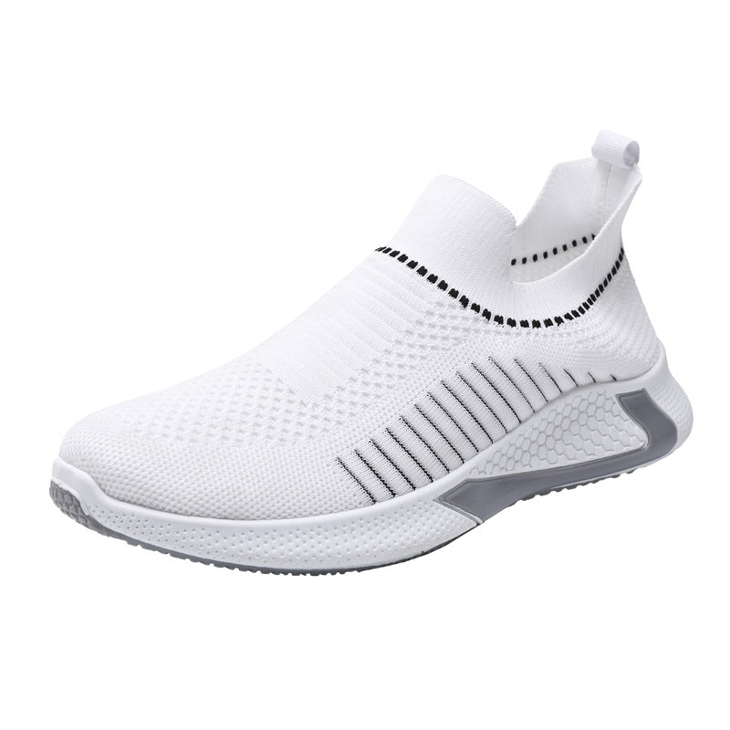 Damen Atmungsaktive Slip-On Sportschuhe mit flexibler Sohle EB