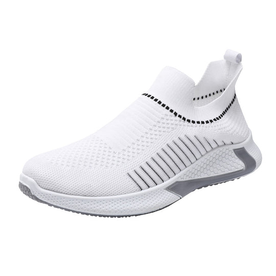 Damen Atmungsaktive Slip-On Sportschuhe mit flexibler Sohle EB
