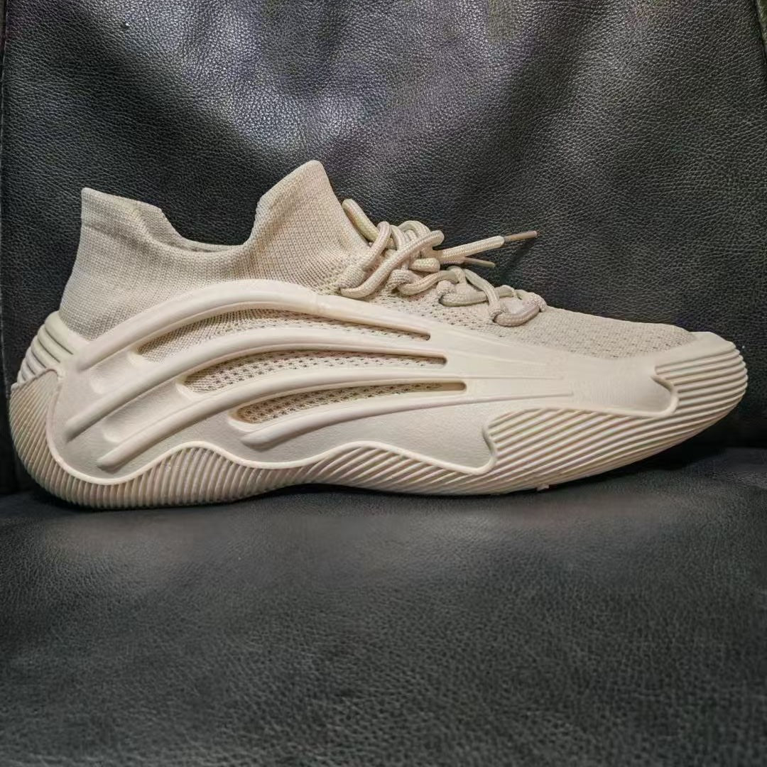 Damen Sportliche Sneakers mit flexiblem Strick-Obermaterial und rutschfester Sohle EB