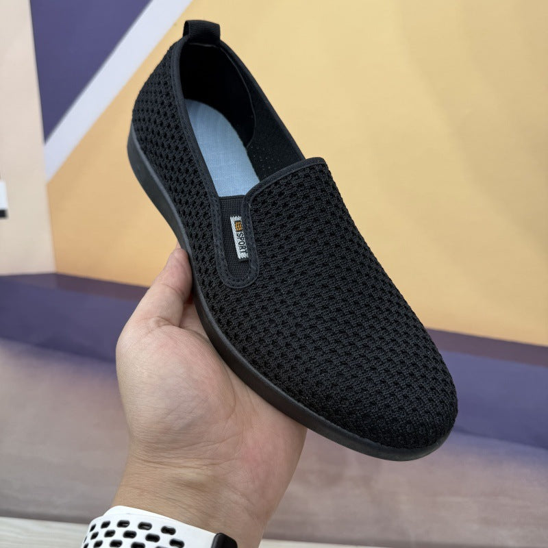 Damen Atmungsaktive Slip-On Sneakers mit flexiblem Netzobermaterial EB