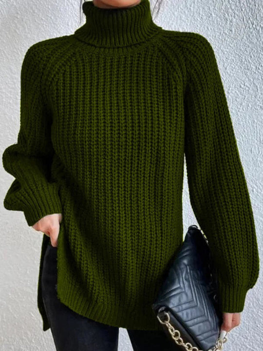 EB | Sexy Rollkragen-Strickpullover