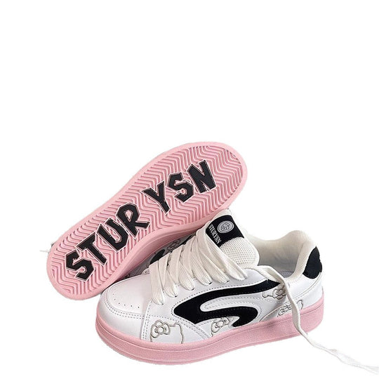 Damen Sneakers im trendigen Cartoon-Design mit gepolsterter Innensohle EB
