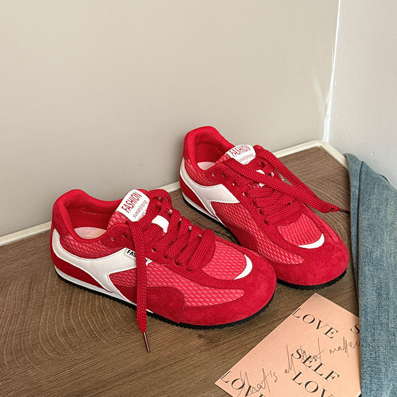 Damen sportliche Sneakers mit atmungsaktivem Obermaterial EB