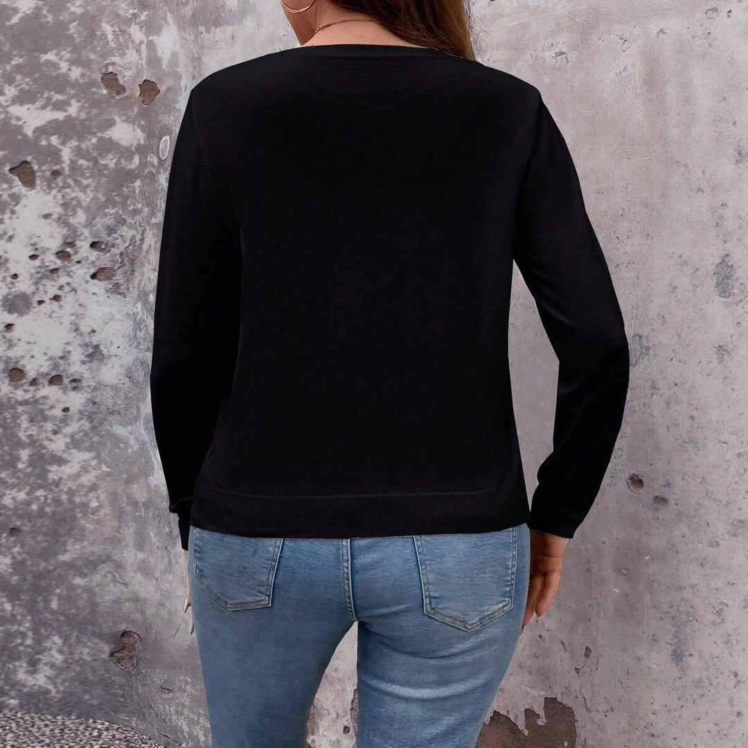 Damen Feine Strickjacke mit Knopfverschluss und eleganter Passform EB