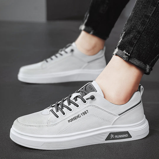 Unisex leichte Canvas-Sneaker mit erhöhtem Plateau-Laufsohle und atmungsaktivem Textiloberteil EB