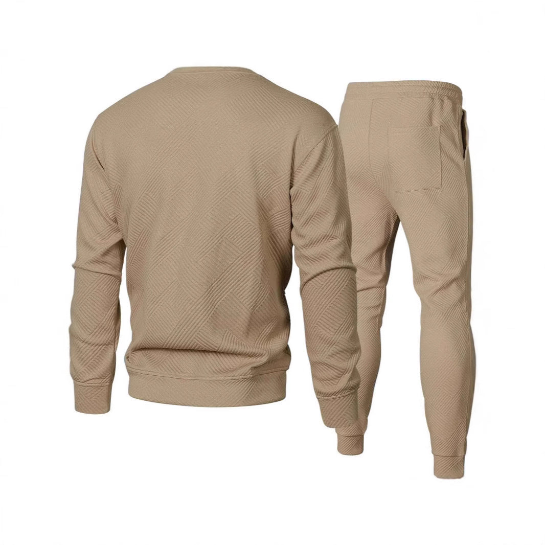 Damen Sportliches Freizeit-Set mit strukturiertem Design EB