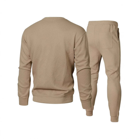 Damen Sportliches Freizeit-Set mit strukturiertem Design EB