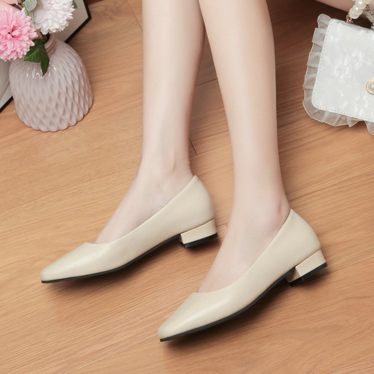 Damen elegante Ballerinas mit modischem Quadratzehen-Design EB