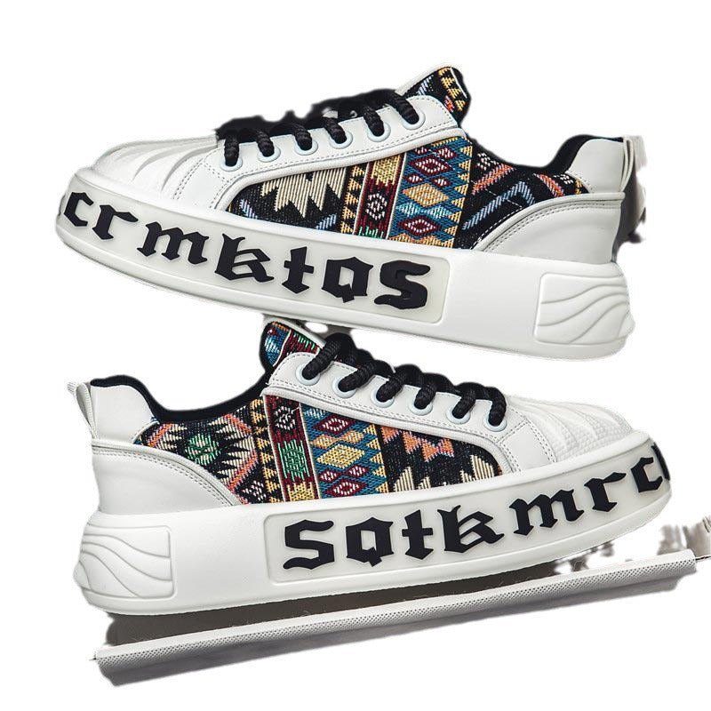 Damen modische Sneakers mit innovativem Mustermix EB