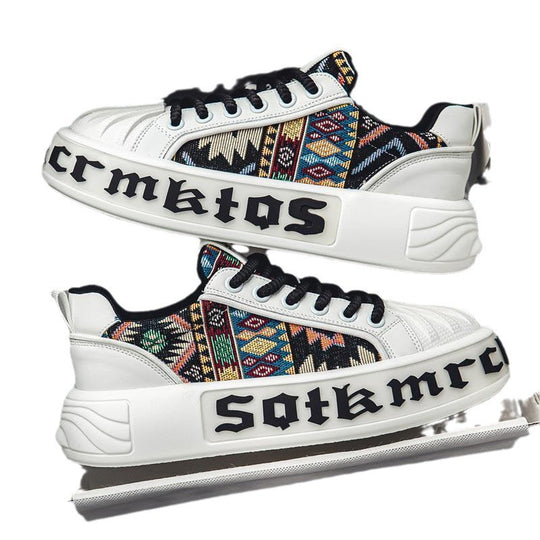 Damen modische Sneakers mit innovativem Mustermix EB