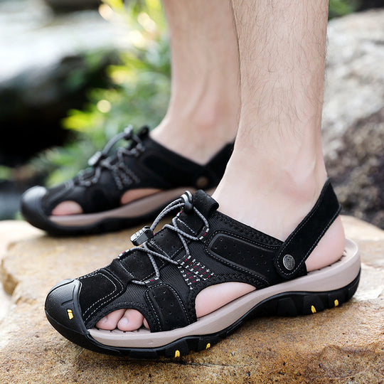 Damen Outdoor-Sandalen mit verstellbaren Riemen und rutschfester Sohle EB