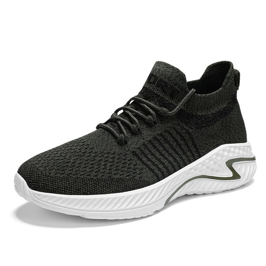 Damen Sportliche Sneakers mit elastischem Strick-Obermaterial EB
