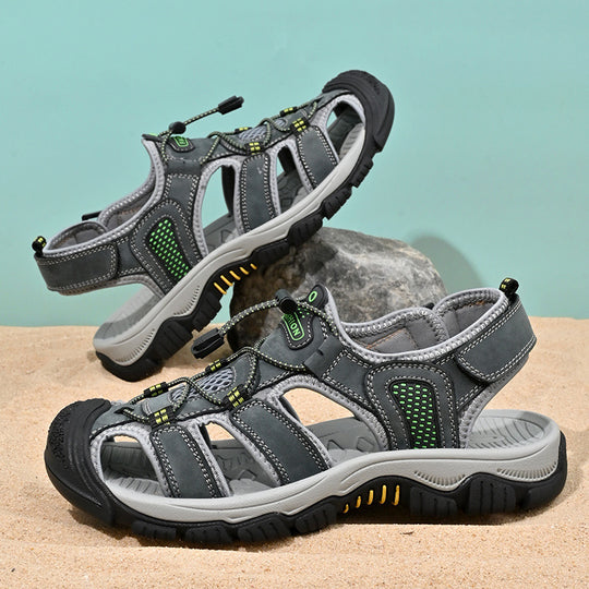 Damen Sportliche Outdoor-Sandalen mit schnellschnürbarem System und stabiler Sohle EB