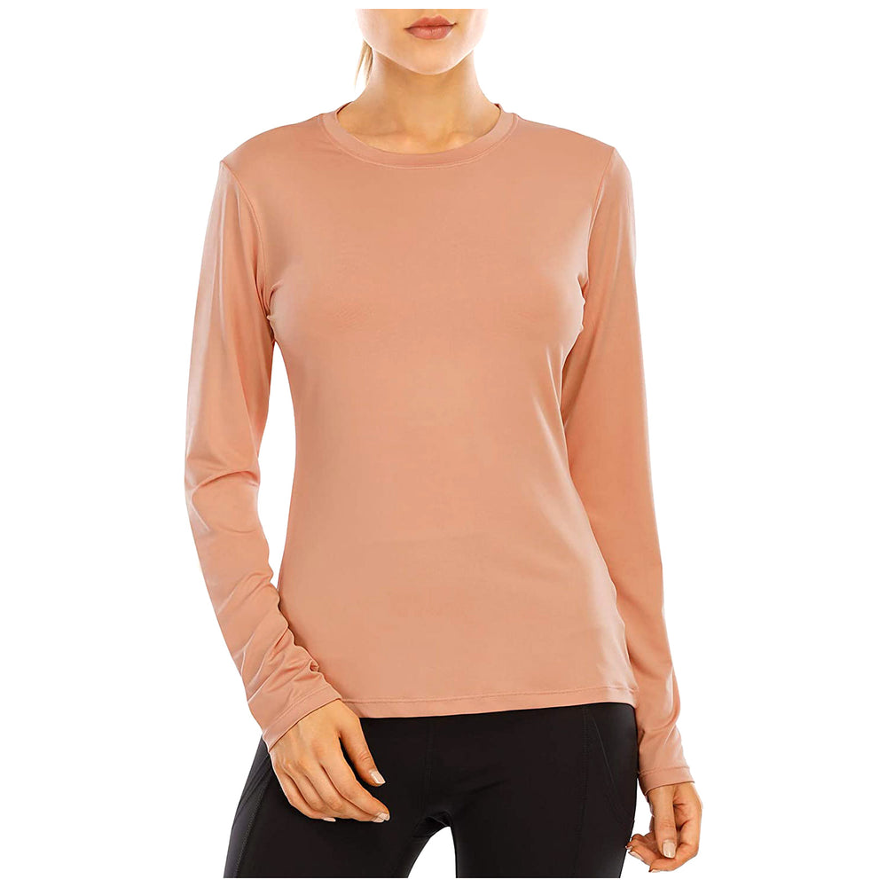Damen Funktionslongsleeve mit feuchtigkeitsableitendem Material EB