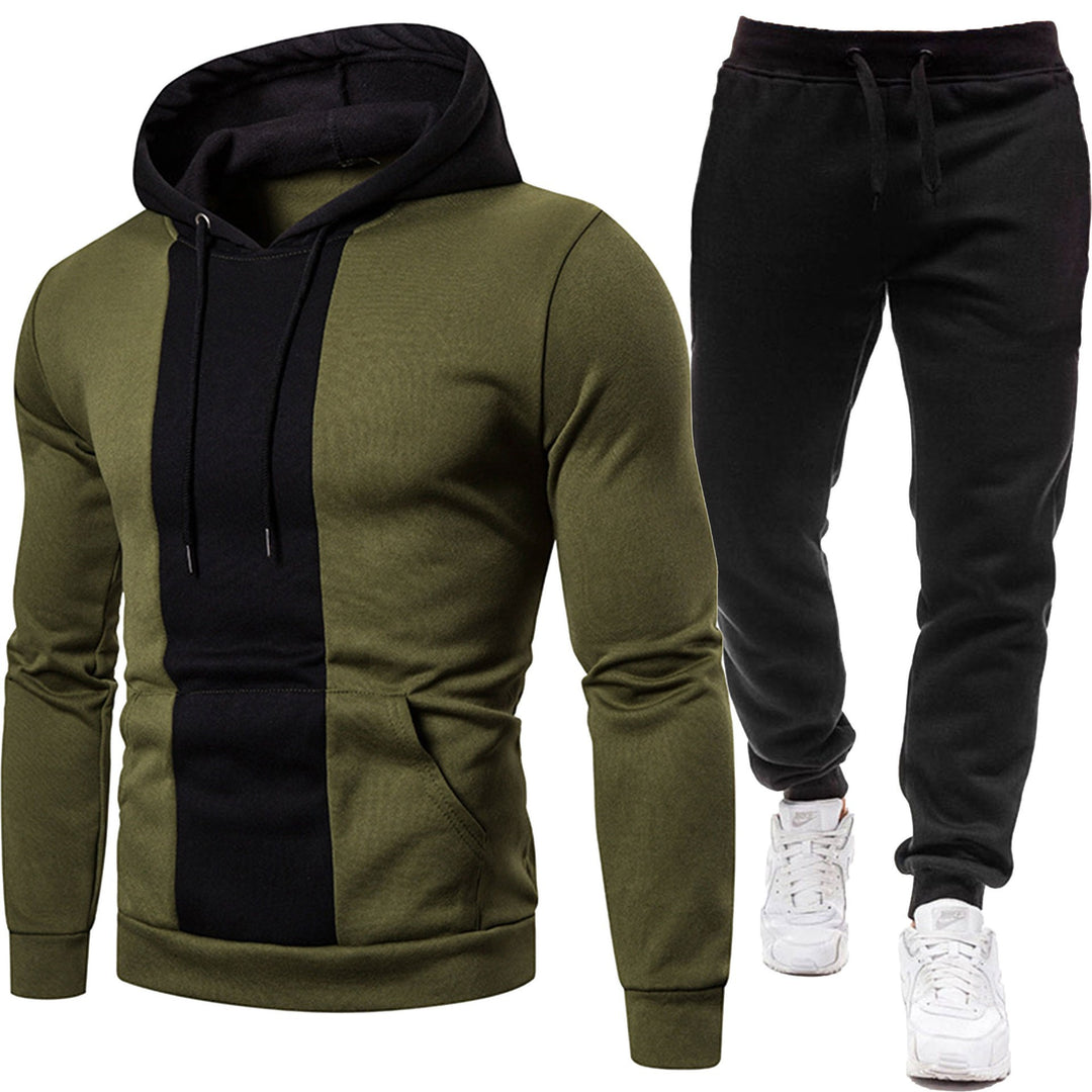 Herren Sportliche Kapuzenjacke und Jogginghose EB