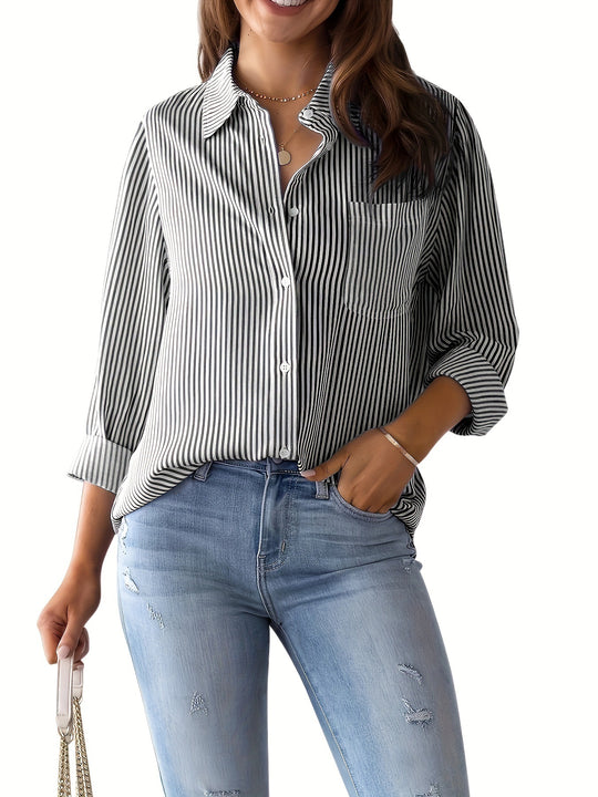 Damen lässige Hemdbluse EB