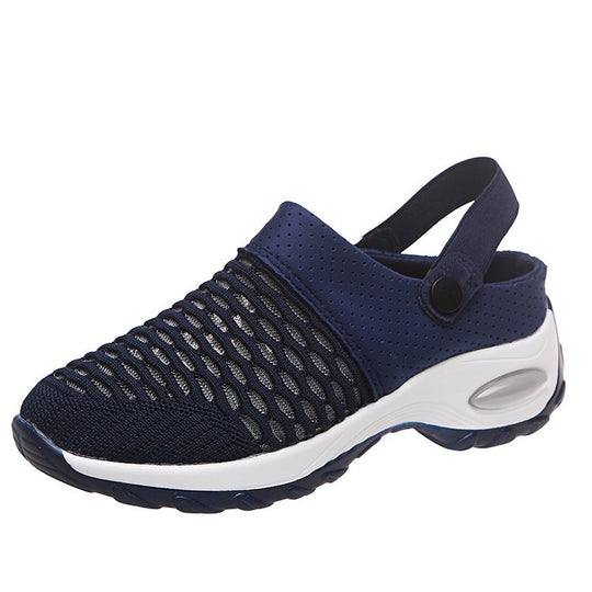 Damen bequeme Mesh-Sneaker mit ergonomischem Fußbett EB