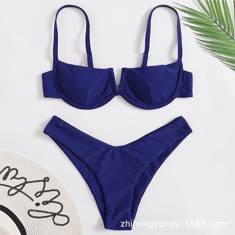 Damen Push-Up Bikini mit elegantem Bügeldesign EB