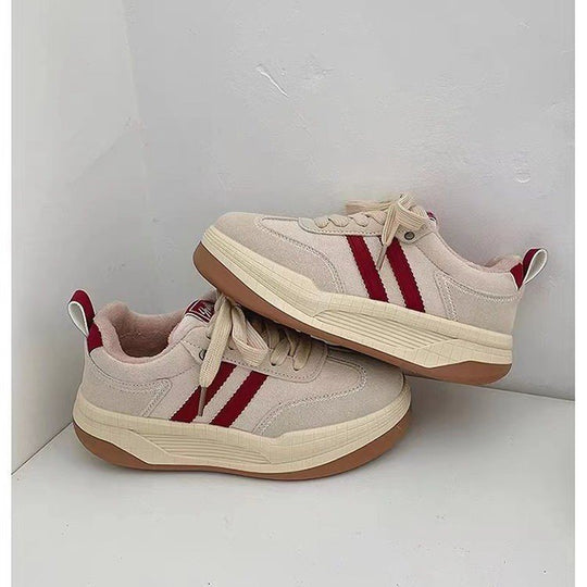 Damen modische Sneakers mit strapazierfähigem Obermaterial und rutschfester Sohle EB
