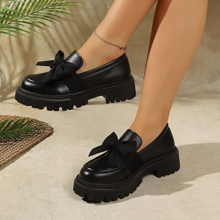 Damen Modische Slipper mit Schleifendetail EB