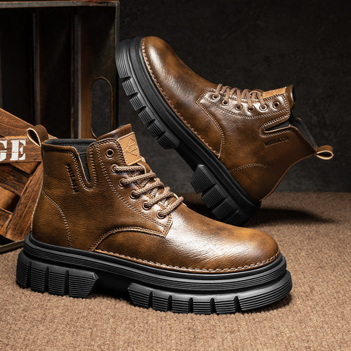 Damen robuste Schnürboots mit rutschfester und dämpfender Sohle EB