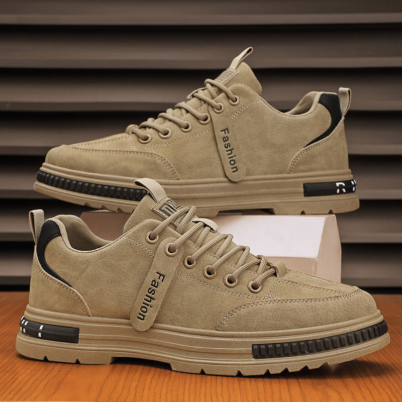 Damen Sportliche Sneakers mit strapazierfähigem Wildleder und rutschfester Sohle EB