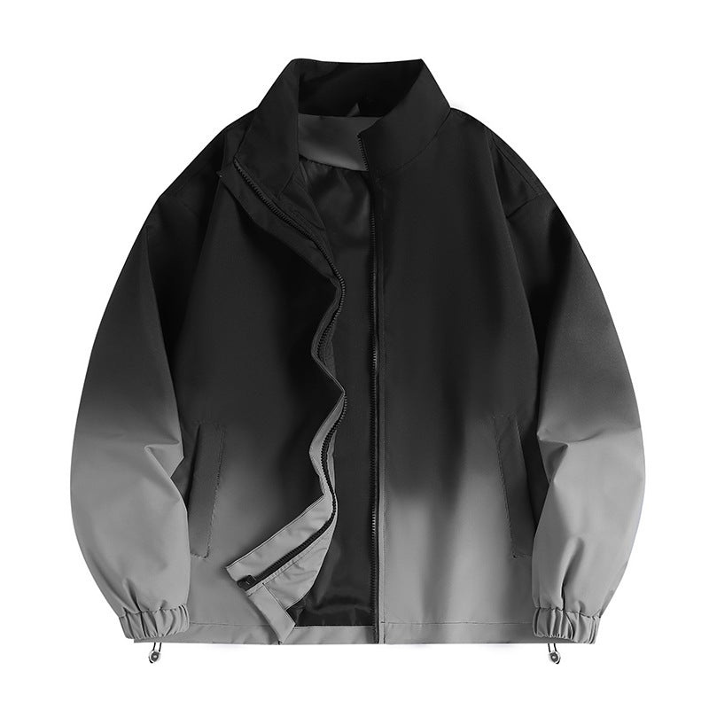Herren stylische Übergangsjacke mit innovativem Farbverlauf EB