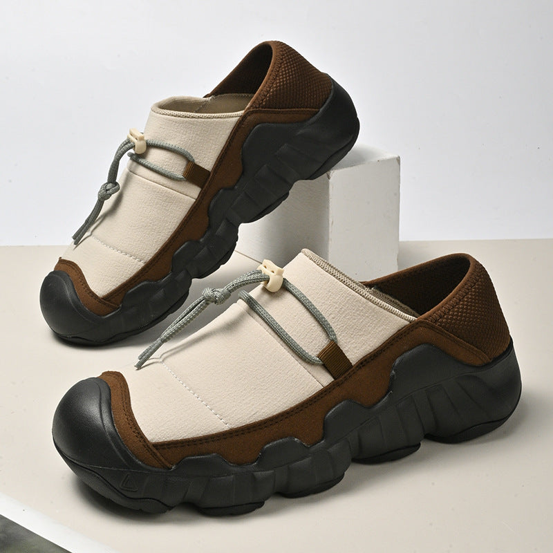 Damen Bequeme Freizeit-Schuhe mit elastischen Schnürsenkeln EB