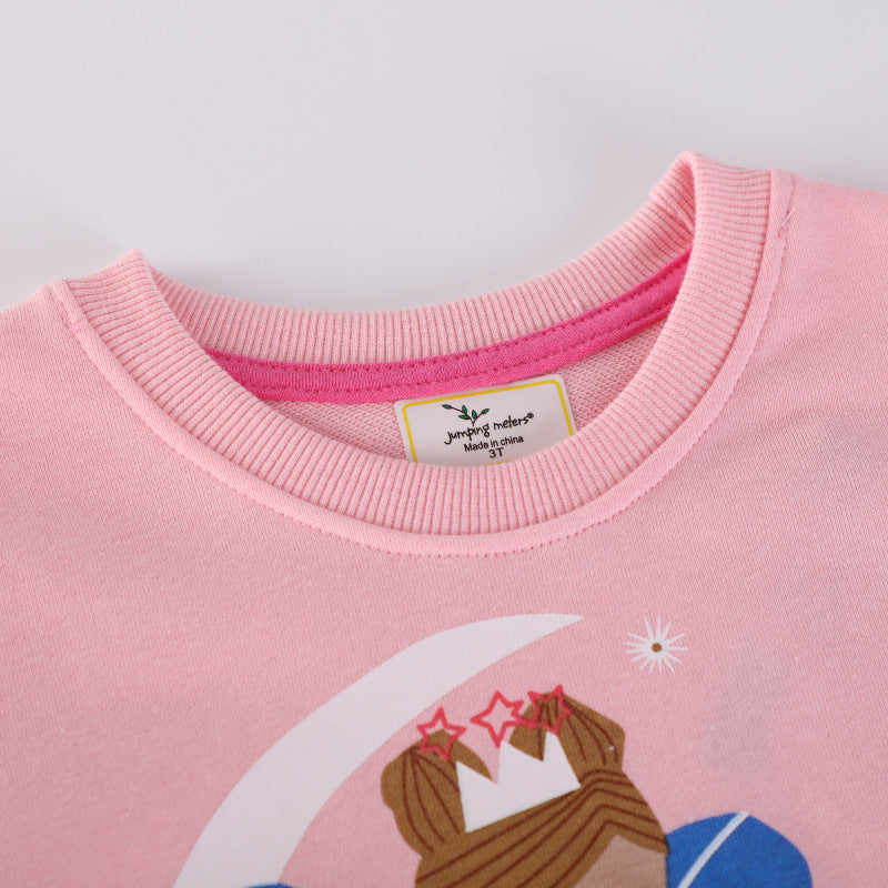 Mädchen Sweatshirt mit verspieltem Prinzessinnen-Motiv EB