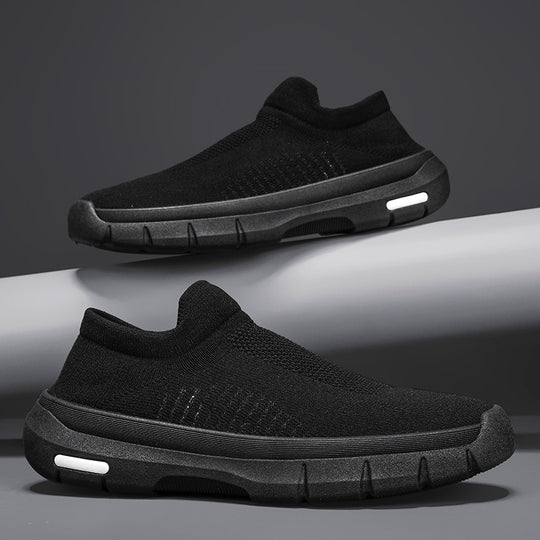 Damen Atmungsaktive Slip-On Sneakers mit elastischem Obermaterial EB