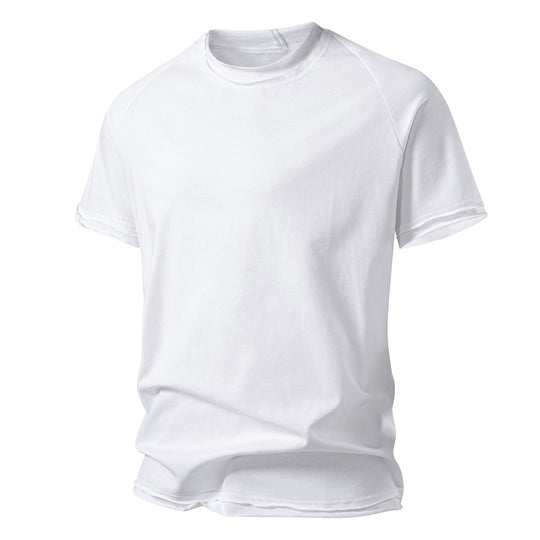 Herren lässiges Kurzarmshirt mit modischem Schnitt und atmungsaktiver Baumwolle EB