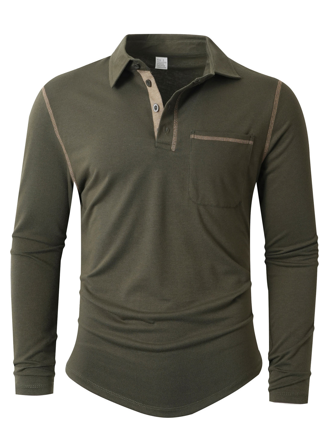 Herren Langarm Poloshirt EB