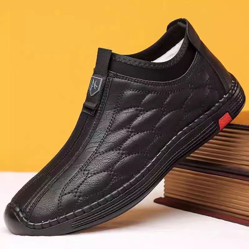 Herren Modische und bequeme Stiefeletten mit seitlichem Reißverschluss und weicher Dämpfung EB