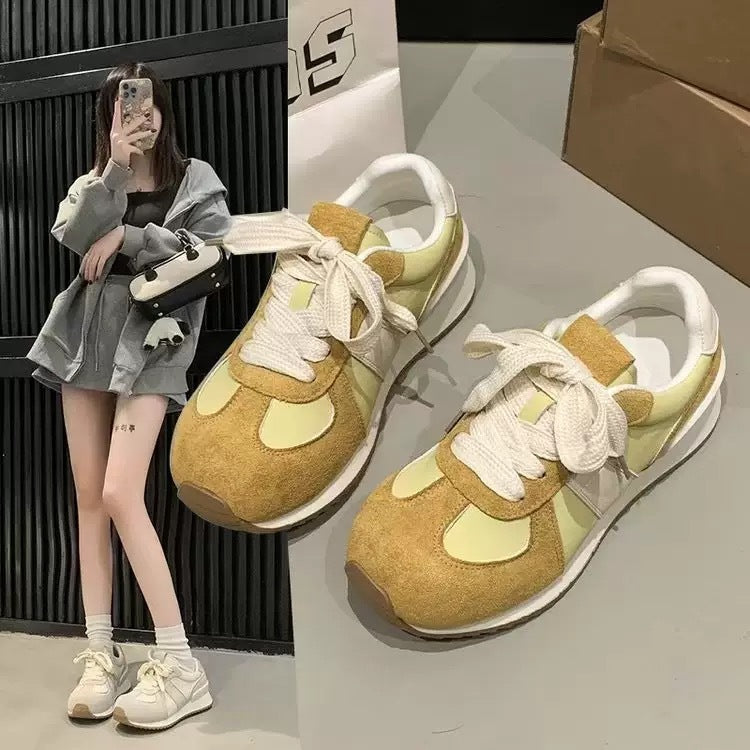 Damen Fashion Sneakers mit weich gepolsterter Sohle und atmungsaktivem Obermaterial EB