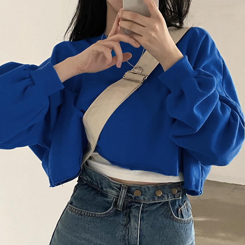 Damen Cropped Sweatshirt EB