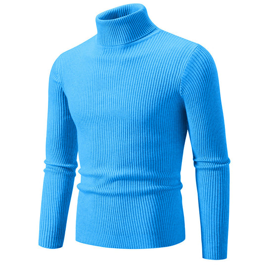 Herren feiner Rollkragenpullover aus langlebigem Strickmaterial EB