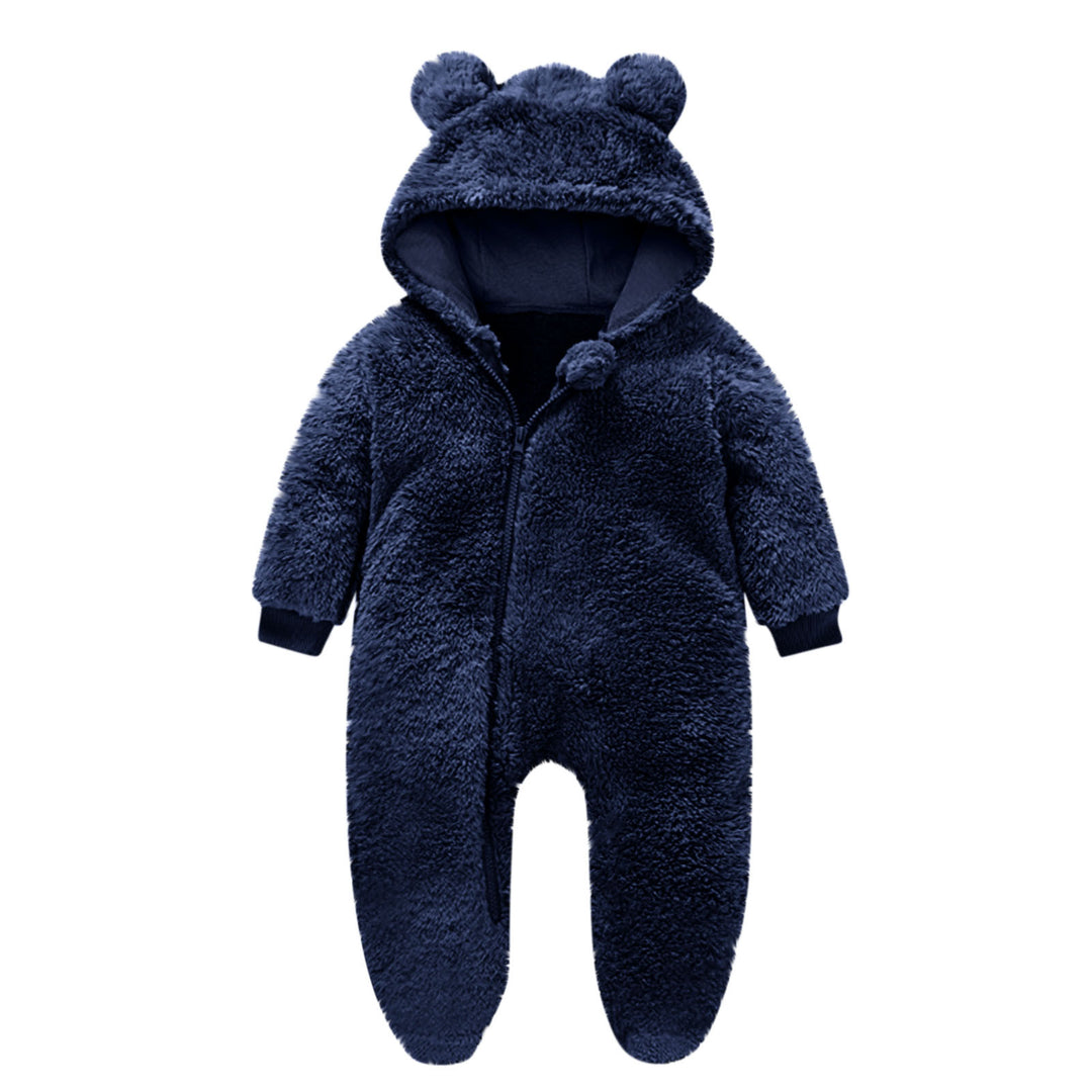 Kleinkind Fleece Overall mit Bärenohren EB
